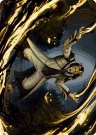 Leonin Lightscribe Art Card [Strixhaven: School of Mages Art Series]