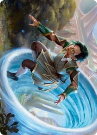 Vortex Runner Art Card [Strixhaven: School of Mages Art Series]