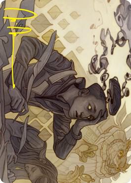 Go Blank Art Card (Gold-Stamped Signature) [Strixhaven: School of Mages Art Series]