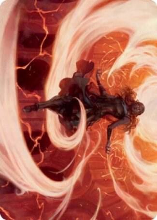 Crackle with Power Art Card [Strixhaven: School of Mages Art Series]