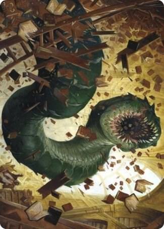 Bookwurm Art Card [Strixhaven: School of Mages Art Series]