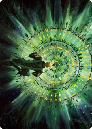 Verdant Mastery Art Card [Strixhaven: School of Mages Art Series]