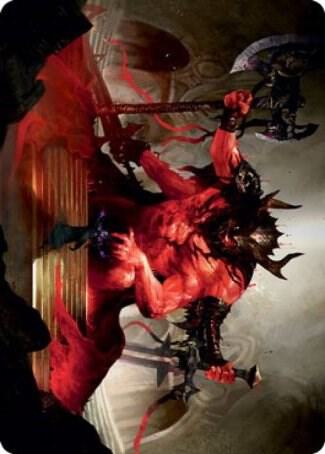 Awaken the Blood Avatar Art Card [Strixhaven: School of Mages Art Series]