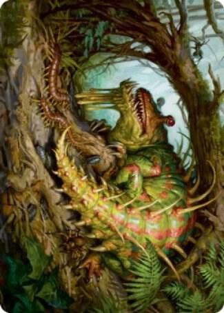 Blex, Vexing Pest Art Card [Strixhaven: School of Mages Art Series]