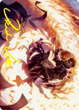 Revel in Silence Art Card (Gold-Stamped Signature) [Strixhaven: School of Mages Art Series]