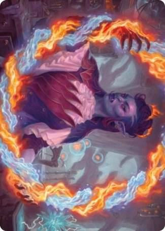 Rootha, Mercurial Artist Art Card [Strixhaven: School of Mages Art Series]