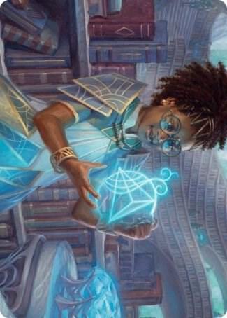 Zimone, Quandrix Prodigy Art Card [Strixhaven: School of Mages Art Series]