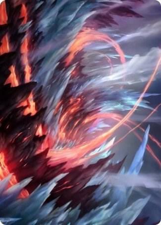 Frostboil Snarl Art Card [Strixhaven: School of Mages Art Series]