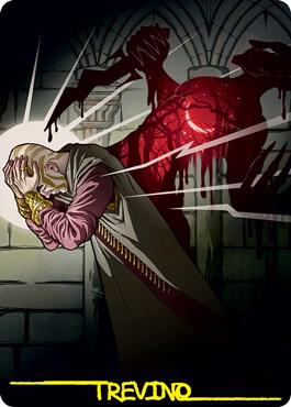 Agonizing Remorse Art Card (Gold-Stamped Signature) [Strixhaven: School of Mages Art Series]