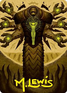 Inquisition of Kozilek Art Card (Gold-Stamped Signature) [Strixhaven: School of Mages Art Series]