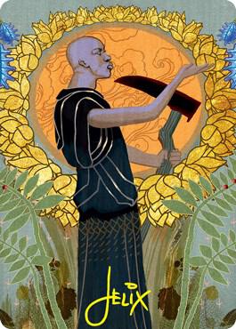 Cultivate Art Card (Gold-Stamped Signature) [Strixhaven: School of Mages Art Series]