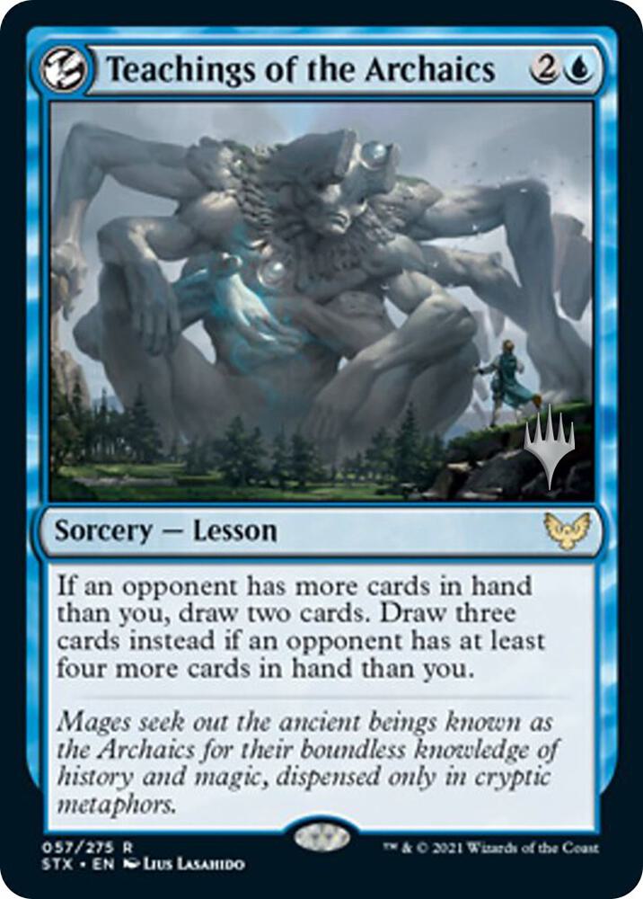 Teachings of the Archaics (Promo Pack) [Strixhaven: School of Mages Promos]