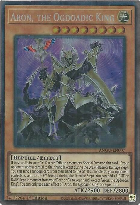 Aron, the Ogdoadic King (Collector's Rare) [ANGU-EN007] Collector's Rare