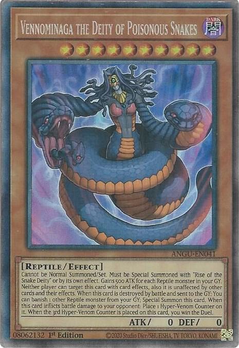 Vennominaga the Deity of Poisonous Snakes (Collector's Rare) [ANGU-EN041] Collector's Rare