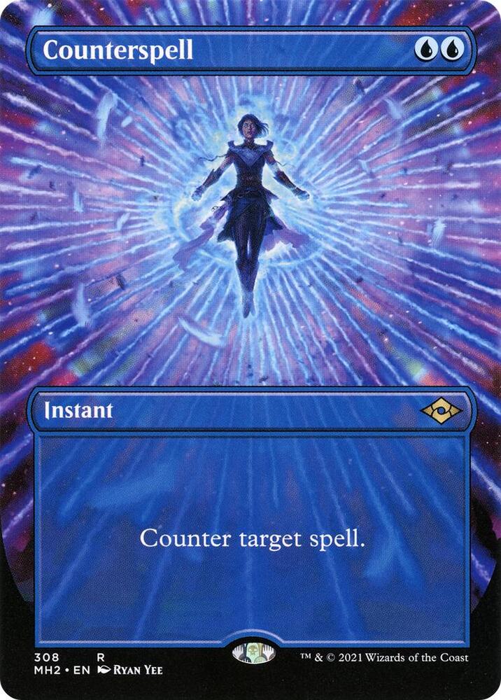 Counterspell (Borderless Alternate Art) [Modern Horizons 2]