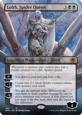 Lolth, Spider Queen (Borderless) [Dungeons & Dragons: Adventures in the Forgotten Realms]