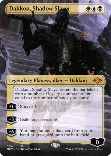 Dakkon, Shadow Slayer (Borderless) [Modern Horizons 2]