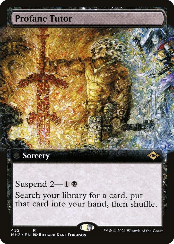 Profane Tutor (Extended Art) [Modern Horizons 2]