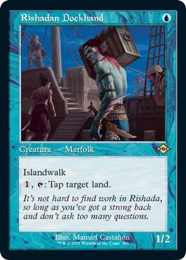 Rishadan Dockhand (Retro Foil Etched) [Modern Horizons 2]