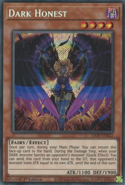 Dark Honest [LIOV-EN022] Secret Rare