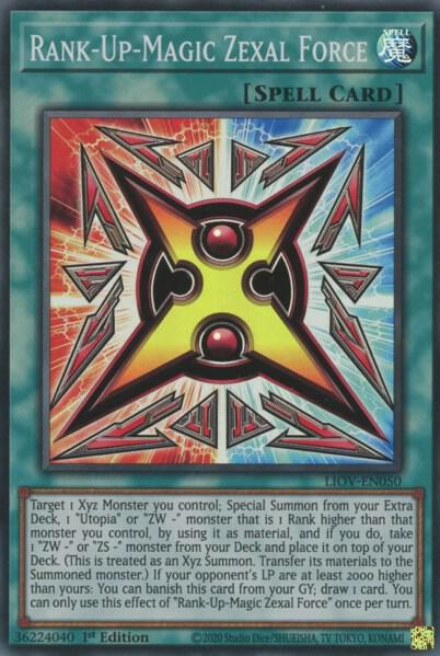 Rank-Up-Magic Zexal Force [LIOV-EN050] Super Rare