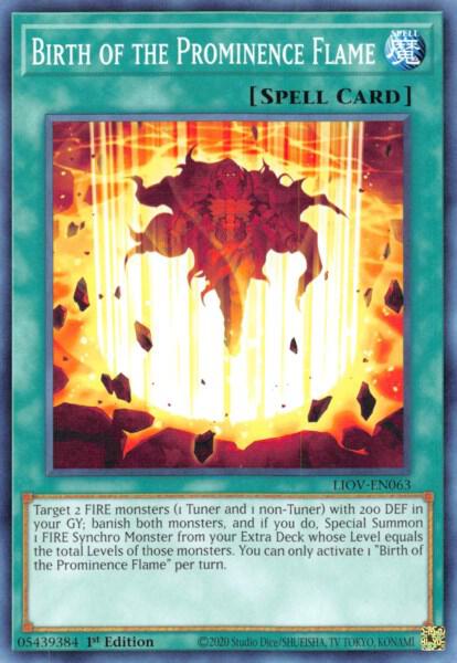 Birth of the Prominence Flame [LIOV-EN063] Common