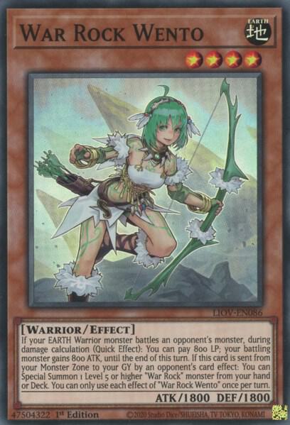 War Rock Wento [LIOV-EN086] Super Rare