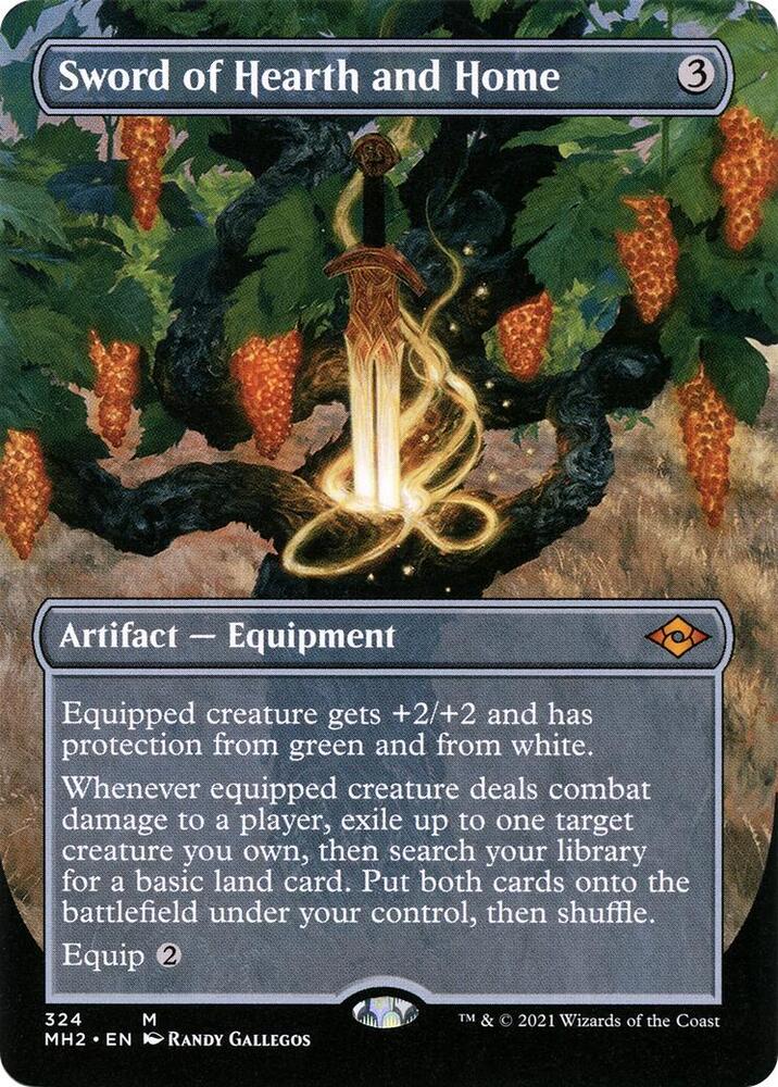 Sword of Hearth and Home (Borderless Alternate Art) [Modern Horizons 2]