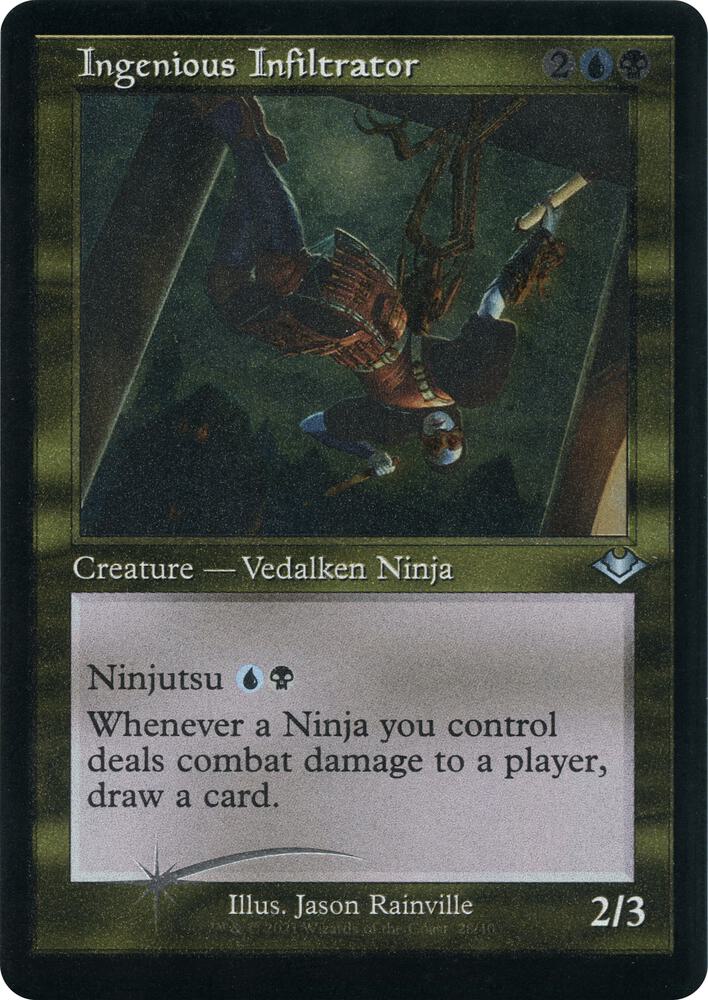 Ingenious Infiltrator (Retro Foil Etched) [Modern Horizons]