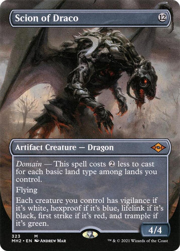 Scion of Draco (Borderless Alternate Art) [Modern Horizons 2]