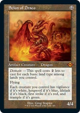 Scion of Draco (Retro Foil Etched) [Modern Horizons 2]