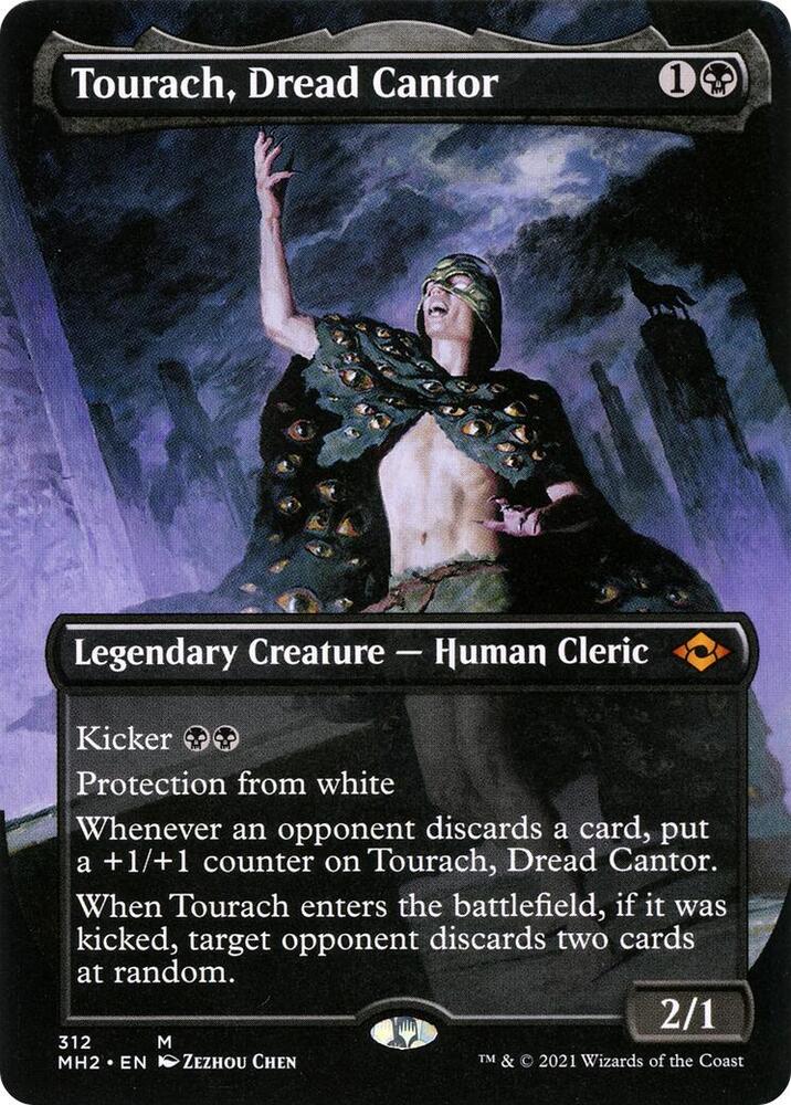 Tourach, Dread Cantor (Borderless Alternate Art) [Modern Horizons 2]