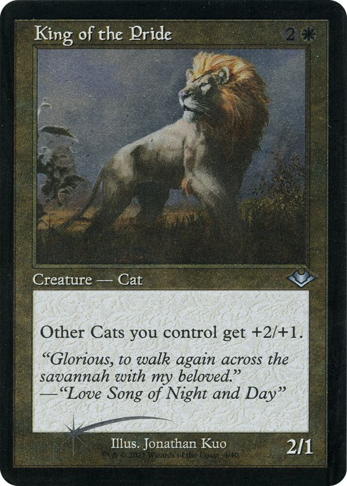 King of the Pride (Retro Foil Etched) [Modern Horizons]