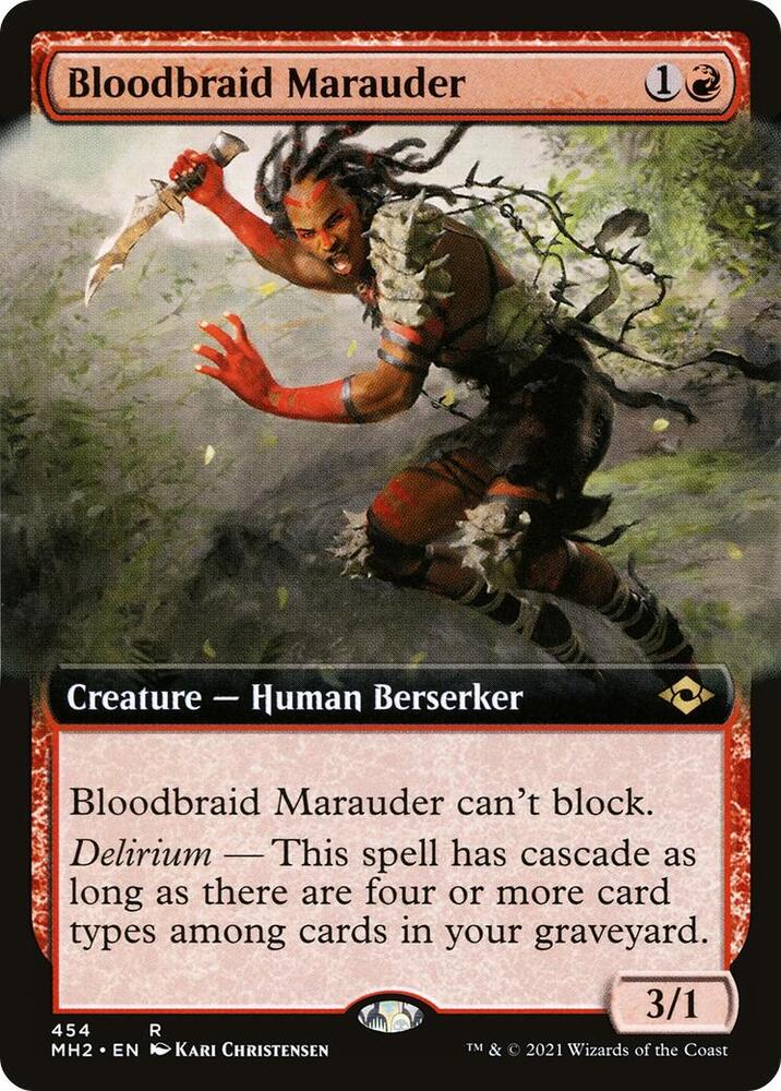 Bloodbraid Marauder (Extended Art) [Modern Horizons 2]