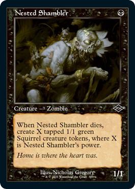 Nested Shambler (Retro Foil Etched) [Modern Horizons 2]