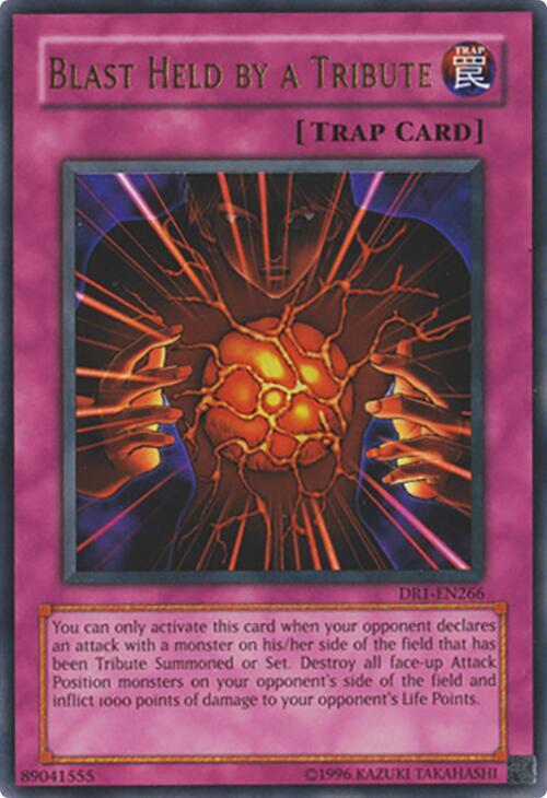 Blast Held by a Tribute [DR1-EN266] Ultra Rare