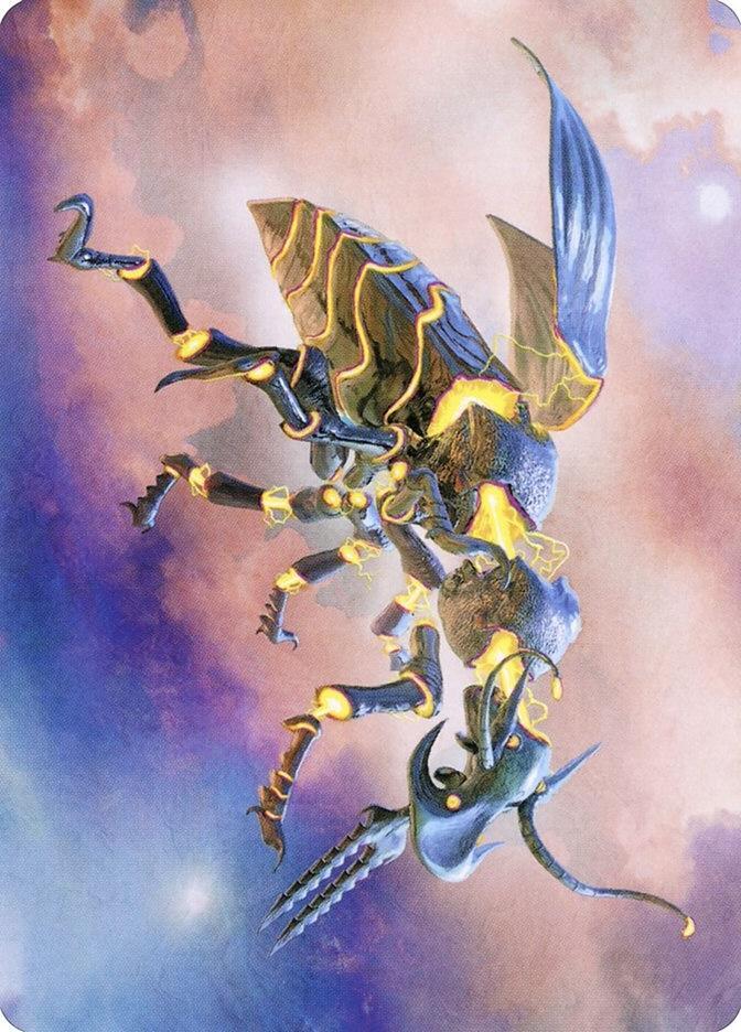 Zabaz, the Glimmerwasp Art Card [Modern Horizons 2 Art Series]