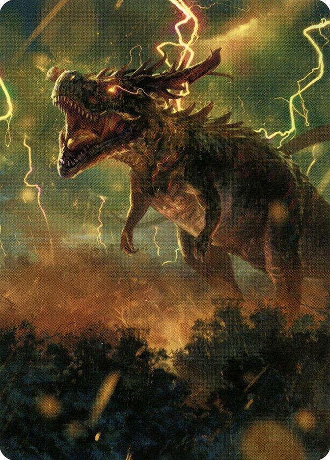 Thrasta, Tempest's Roar Art Card (42) [Modern Horizons 2 Art Series]