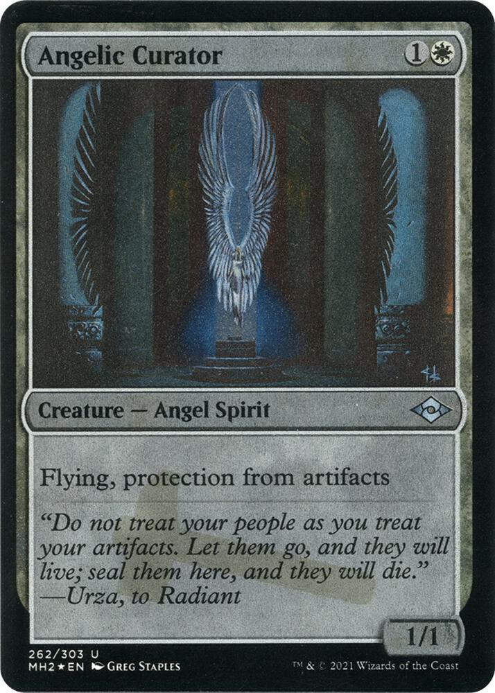 Angelic Curator (Foil Etched) [Modern Horizons 2]