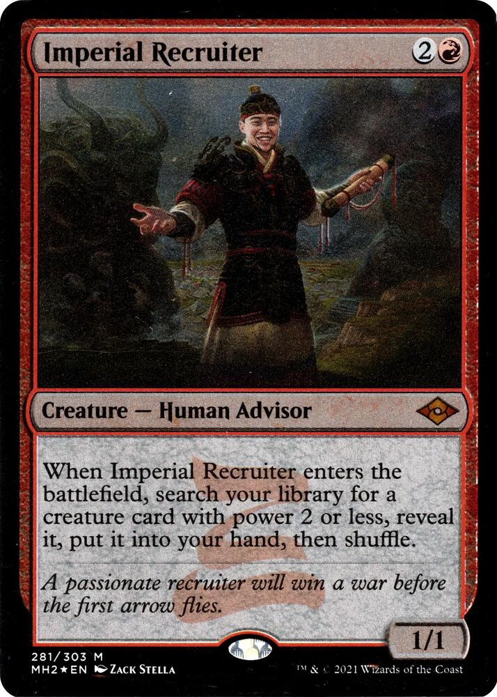 Imperial Recruiter (Foil Etched) [Modern Horizons 2]