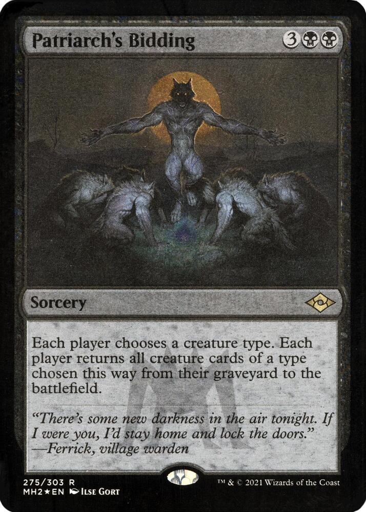 Patriarch's Bidding (Foil Etched) [Modern Horizons 2]