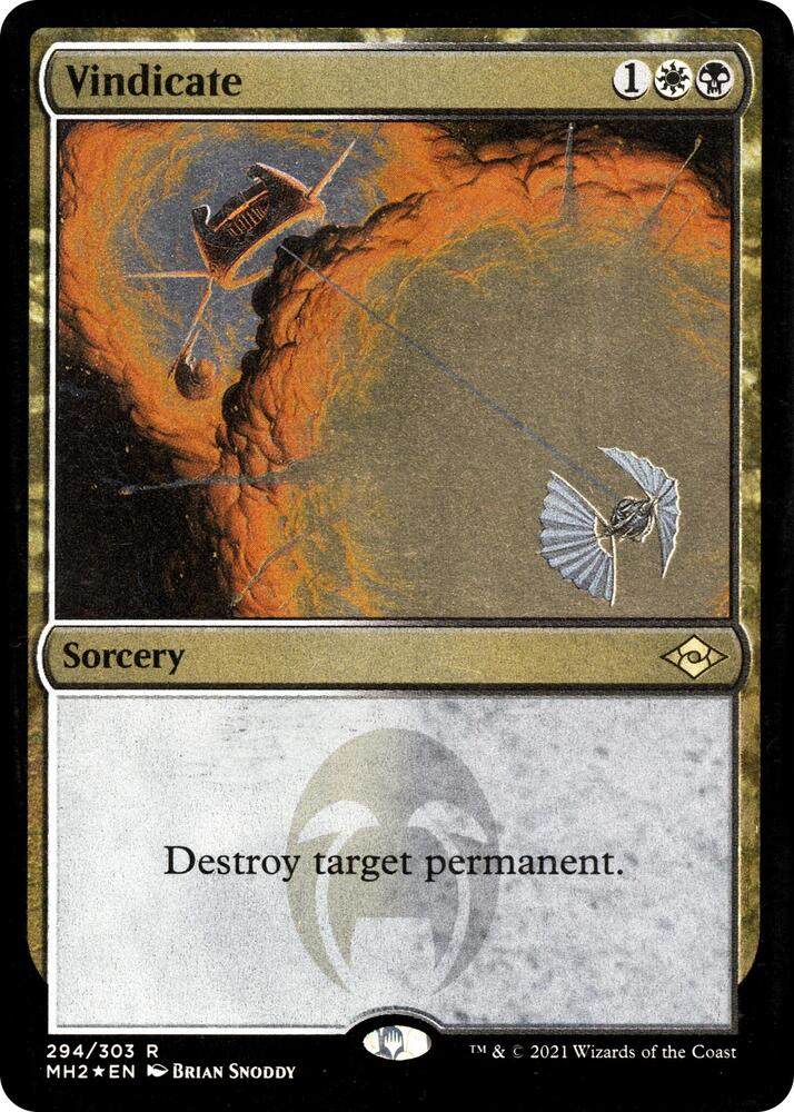 Vindicate (Foil Etched) [Modern Horizons 2]