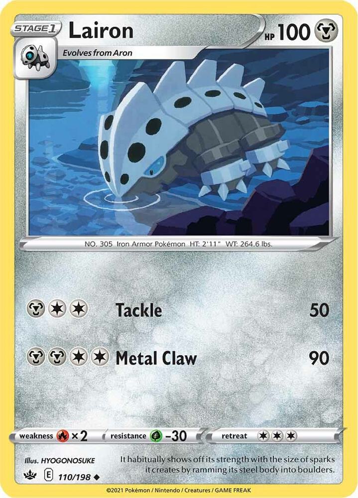 Lairon (110/198) [Sword & Shield: Chilling Reign]