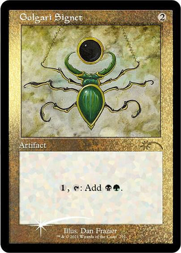 Golgari Signet (Retro) (Foil Etched) [Secret Lair Drop Series]