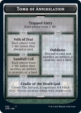 Tomb of Annihilation // The Atropal Double-Sided Token [Dungeons & Dragons: Adventures in the Forgotten Realms Tokens]