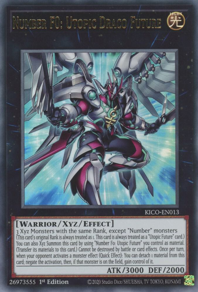 Number F0: Utopic Draco Future (Ultra Rare) [KICO-EN013] Ultra Rare