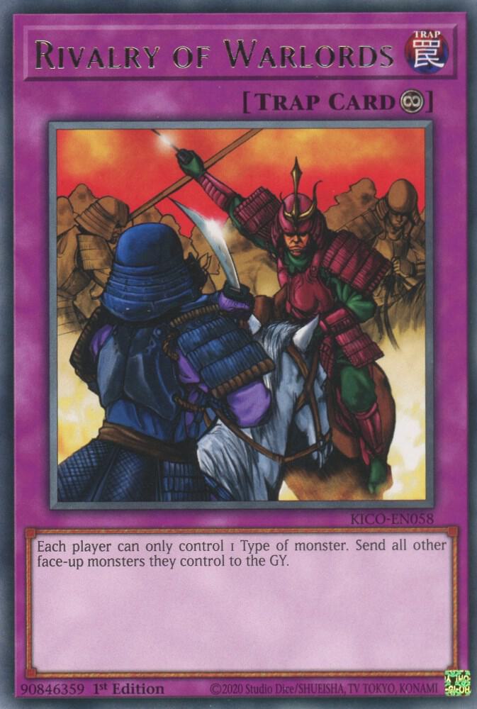 Rivalry of Warlords [KICO-EN058] Rare