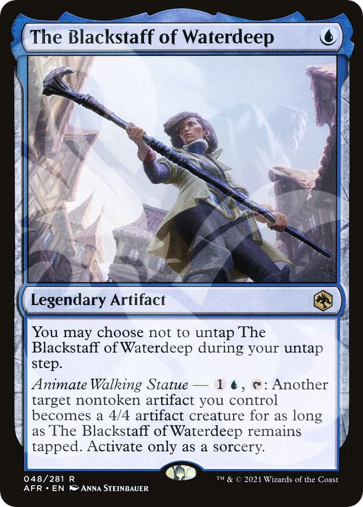 The Blackstaff of Waterdeep (Ampersand Promo) [Dungeons & Dragons: Adventures in the Forgotten Realms Promos]