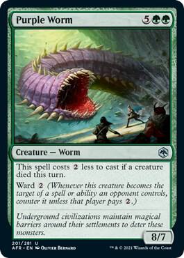 Purple Worm [Dungeons & Dragons: Adventures in the Forgotten Realms]