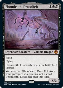 Ebondeath, Dracolich [Dungeons & Dragons: Adventures in the Forgotten Realms]